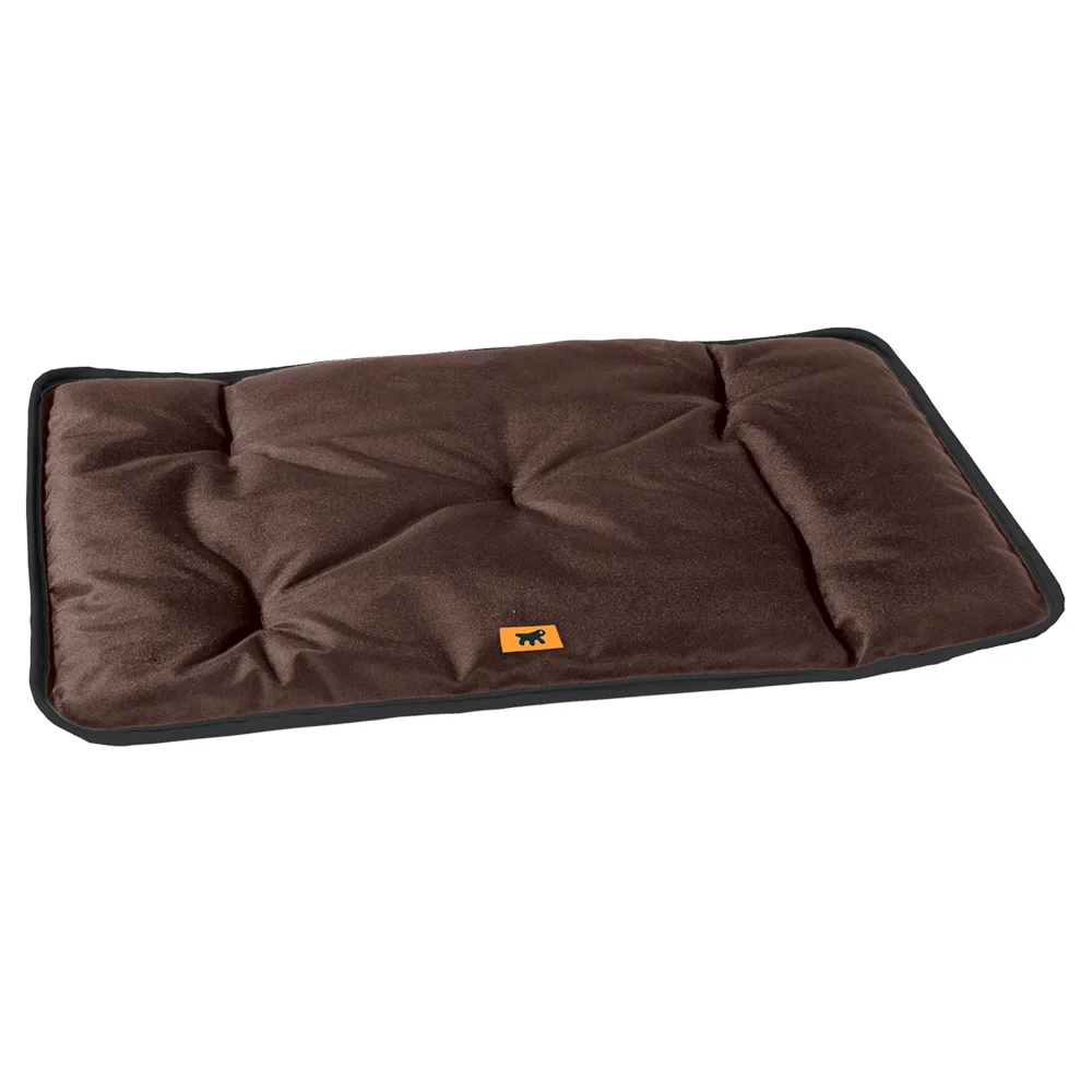 S: L 83 x B 50 x H 3 cm - Ferplast Hondenkussen Jolly Bruin de Ferplast – photo produit