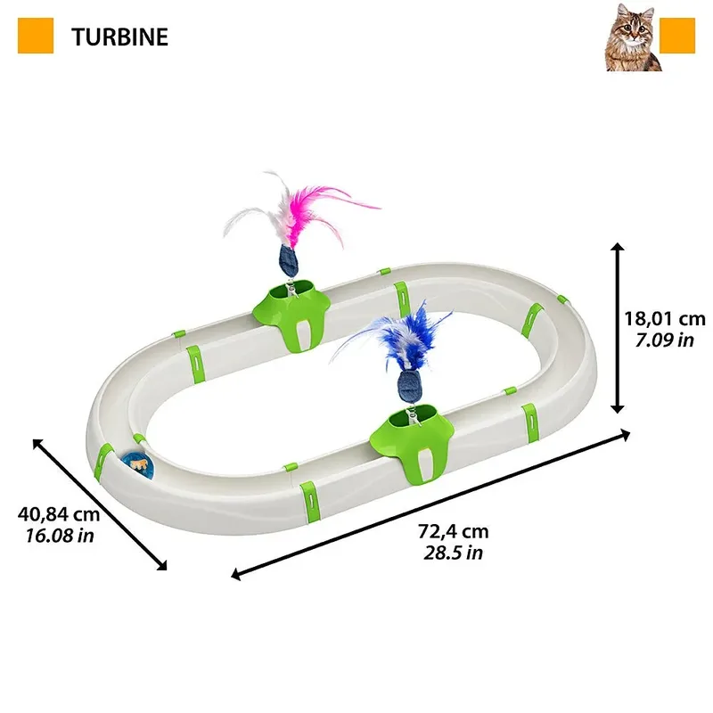 Turbine Circuit Katten Speelgoed by Ferplast – product photo 2 of 5
