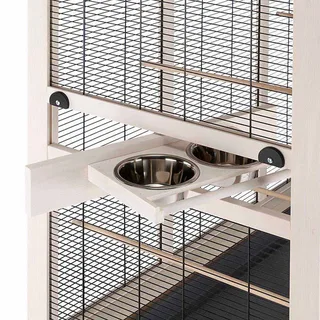 Vogelkooi Wilma Large 131,5 X 67 X 153 Cm Hout fra Ferplast i Brun – produktbillede 4 af 6