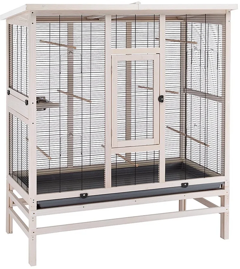 Vogelkooi Wilma Large 131,5 X 67 X 153 Cm Hout fra Ferplast i Brun – produktbillede 1 af 6