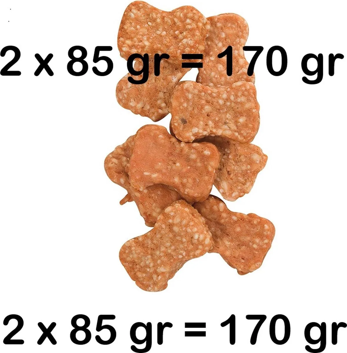 ** 2 X ** flamingo hapki kip en rijst nuggets - 85 gr x 2 = 170 gr - geen suikers toegevoegd Lekker en gezond von Flamingo – Produktfoto