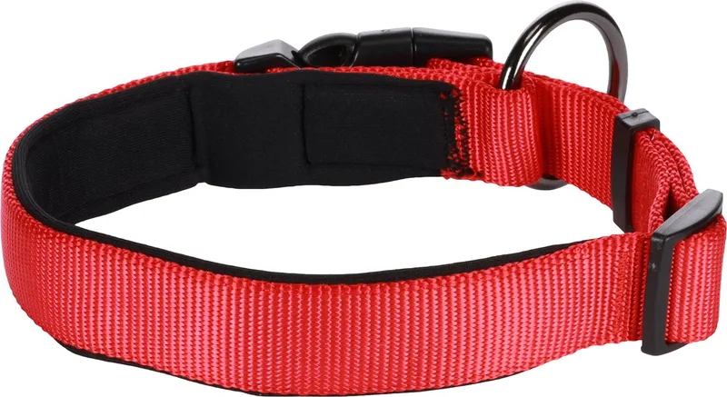 Abbi - Halsband Honden - Halsband Abbi M 45-50cm 25mm - 1st - 133150 - 1st by Flamingo in Red – product photo