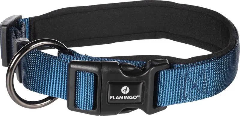 Abbi - Halsband Honden - Halsband Abbi M 45-50cm 25mm - 1st - 190705 - 1st fra Flamingo i Blå – produktbillede