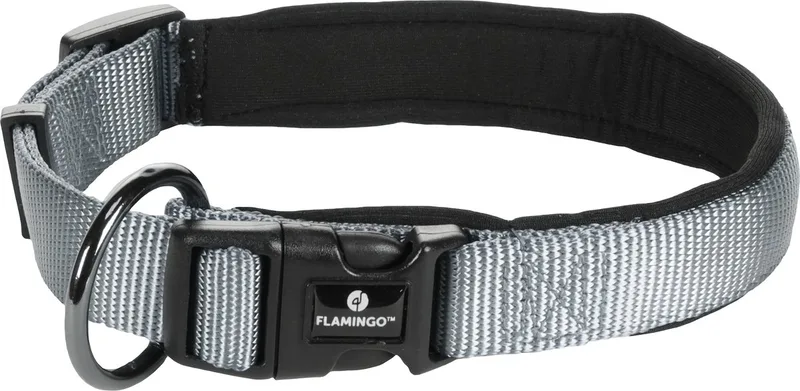 Abbi - Halsband Honden - Halsband Abbi S 40-45cm 20mm - 1st - 133309 - 1st by Flamingo in Grey – product photo