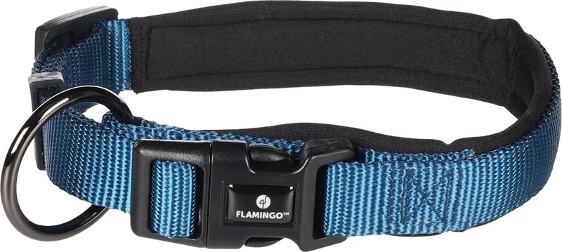 Abbi - Halsband Honden - Halsband Abbi S 40-45cm 20mm - 1st by Flamingo in Blue – product photo