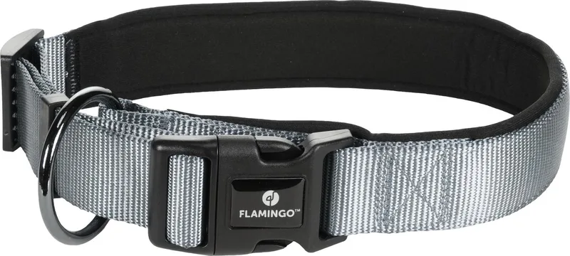 Abbi - Halsband Honden - Halsband Abbi Xl 55-60cm 32mm - 1st - 133270 - 1st by Flamingo in Grey – product photo