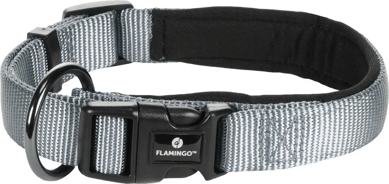 Abbi - Halsband Honden - Halsband Abbi Xs 35-40cm 20mm - 1st - 133303 - 1st von Flamingo in Grau – Produktfoto