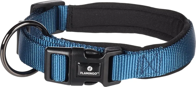 Abbi - Halsband Honden - Halsband Abbi Xs 35-40cm 20mm - 1st - 190708 - 1st de Flamingo en Bleu – photo produit