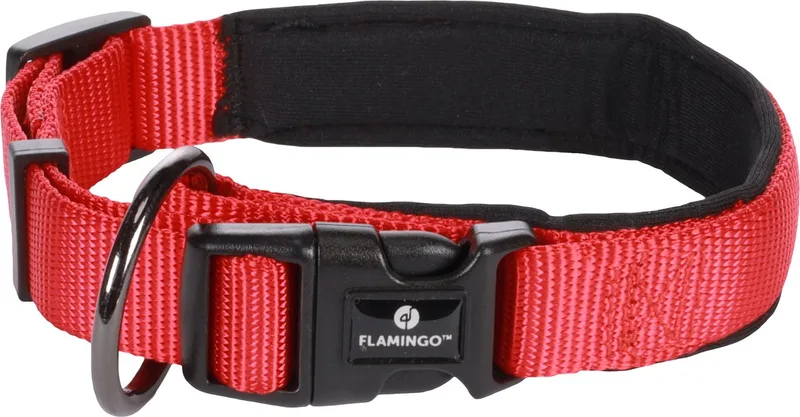 Abbi - Halsband Honden - Halsband Abbi Xs 35-40cm 20mm - 1st by Flamingo in Red – product photo
