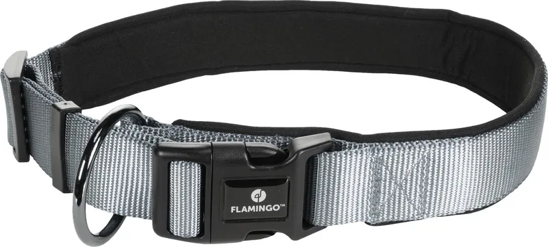 Abbi - Halsband Honden - Halsband Abbi Xxl 60-65cm 32mm - 1st - 133261 - 1st by Flamingo in Grey – product photo