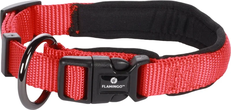 Abbi - Halsband Honden - Halsband Abbi Xxs 30-35cm 15mm - 1st - 133146 - 1st by Flamingo in Red – product photo