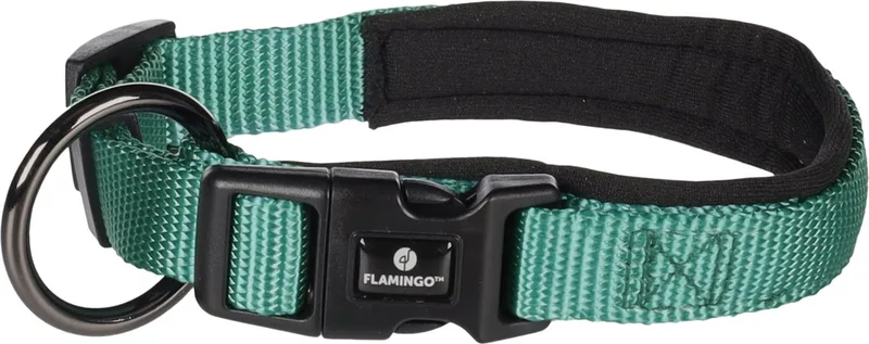Abbi - Halsband Honden - Halsband Abbi Xxs 30-35cm 15mm - 1st - 190635 - 1st by Flamingo in Green – product photo