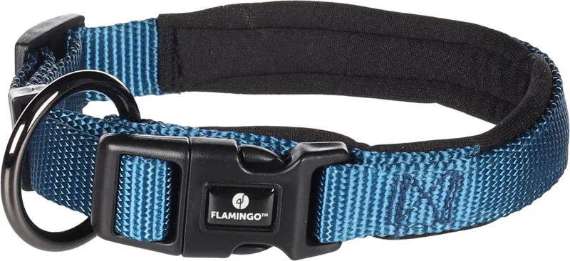 Abbi - Halsband Honden - Halsband Abbi Xxs 30-35cm 15mm - 1st - 190711 - 1st de Flamingo en Bleu – photo produit