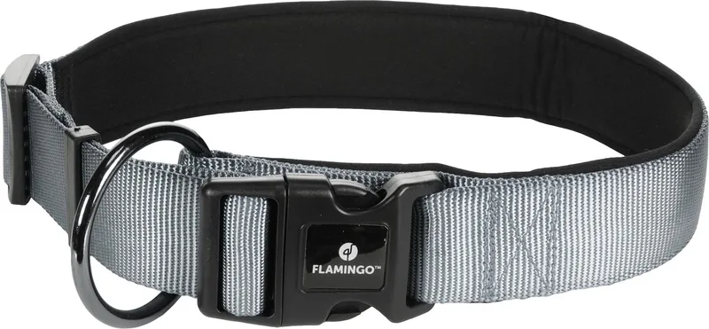 Abbi - Halsband Honden - Halsband Abbi Xxxl 65-70cm 38mm - 1st - 133264 - 1st von Flamingo in Grau – Produktfoto