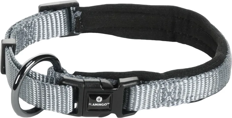 Abbi - Halsband Honden - Halsband Abbi Xxxs 25-30cm 10mm - 1st - 133291 - 1st by Flamingo in Grey – product photo