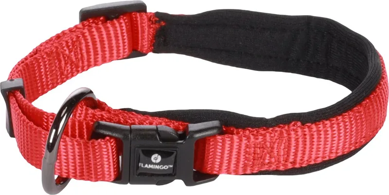 Abbi - Halsband Honden - Halsband Abbi Xxxs 25-30cm 10mm - 1st - 133170 - 1st de Flamingo en Rouge – photo produit
