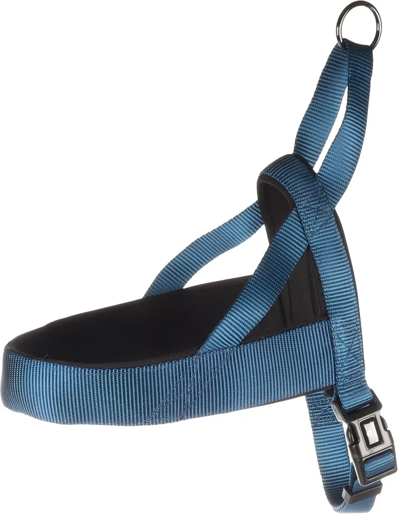 Abbi Noors - Harnas Honden - Noors Harnas Abbi M 50-65cm 20mm - 1st - 190678 - 1st by Flamingo in Blue – product photo
