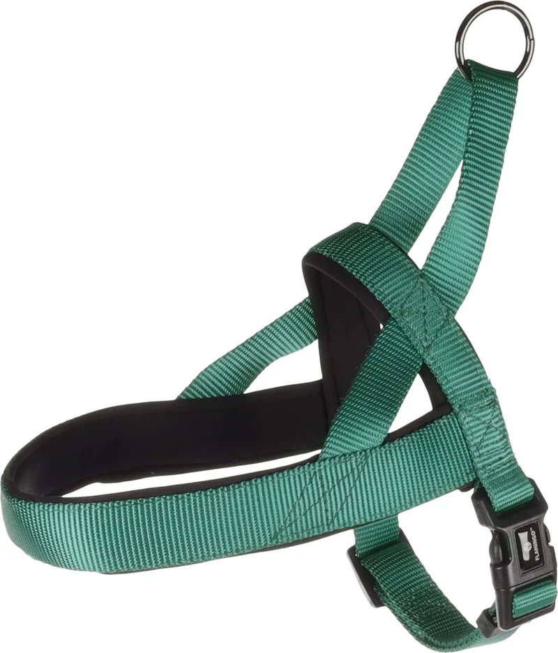 Abbi Noors - Harnas Honden - Noors Harnas Abbi S 40-50cm 20mm - 1st - 190727 - 1st de Flamingo en Vert – photo produit