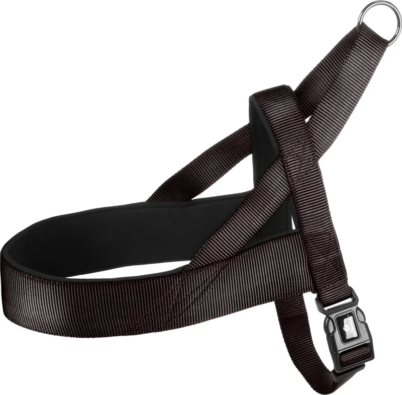 Abbi Noors - Harnas Honden - Noors Harnas Abbi Xl 65-80cm 25mm - 1st - 132846 - 1st by Flamingo in Black – product photo
