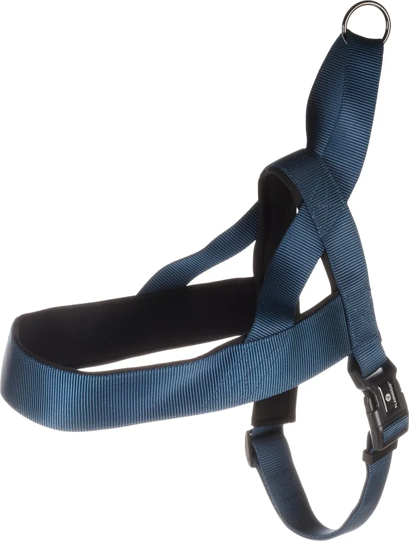 Abbi Noors - Harnas Honden - Noors Harnas Abbi Xxl 75-100cm 32mm - 1st - 190672 - 1st de Flamingo en Bleu – photo produit