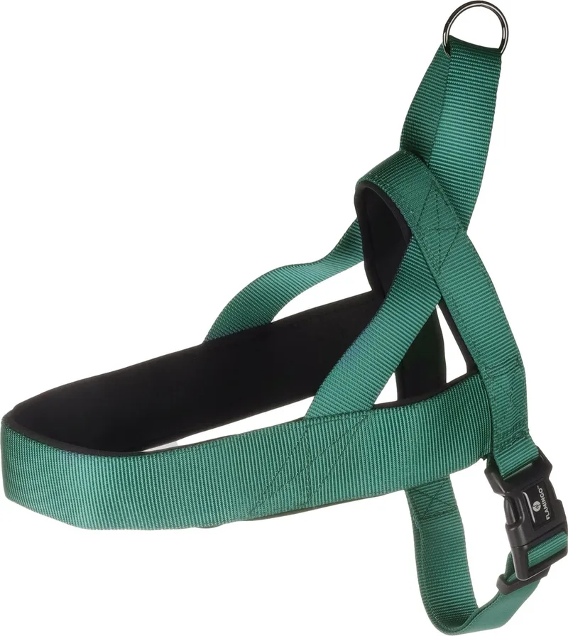 Abbi Noors - Harnas Honden - Noors Harnas Abbi Xxl 75-100cm 32mm - 1st - 190714 - 1st de Flamingo en Vert – photo produit