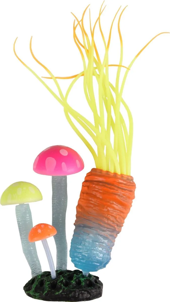 Ad fluo anemoon paddenstoelen assorti 7x3,5x15 cm Flamingo 1 stuk van Flamingo in Blauw – productfoto