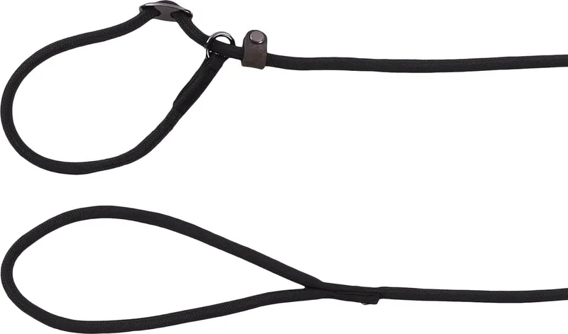 Aiden - Anti-trek Looplijn Honden - Anti-trek Looplijn Aiden 130cm 6mm - 1st - 132779 - 1st van Flamingo in Zwart – productfoto
