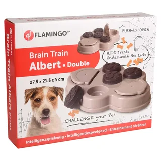 Albert 2 - Speelgoed Honden - Hs Albert Brain Train 2 Kleppen 27,5x21,5x5cm - 1st - 126952 - 1st by Flamingo in Grey – product photo 4 of 5