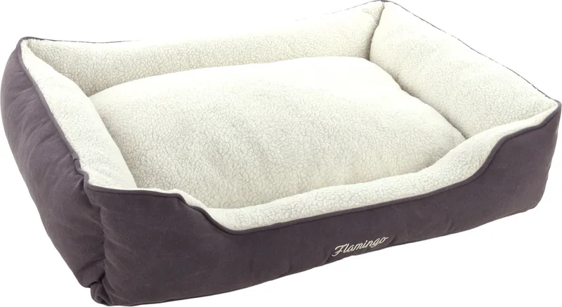 Alisha - Mand Honden - Mand Alisha Rechthoekig Donker 100x80x25cm - 1st - 133803 - 1st de Flamingo en Taupe – photo produit