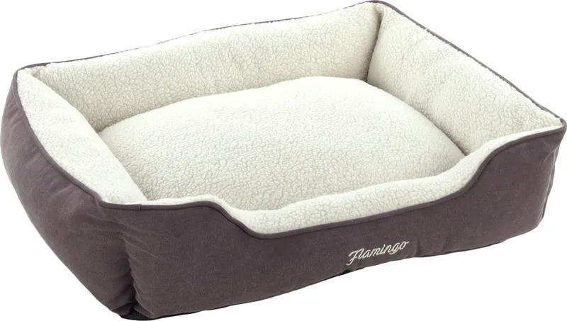 Alisha - Mand Honden - Mand Alisha Rechthoekig Donker 80x67x22cm - 1st - 133815 - 1st van Flamingo in Taupe – productfoto