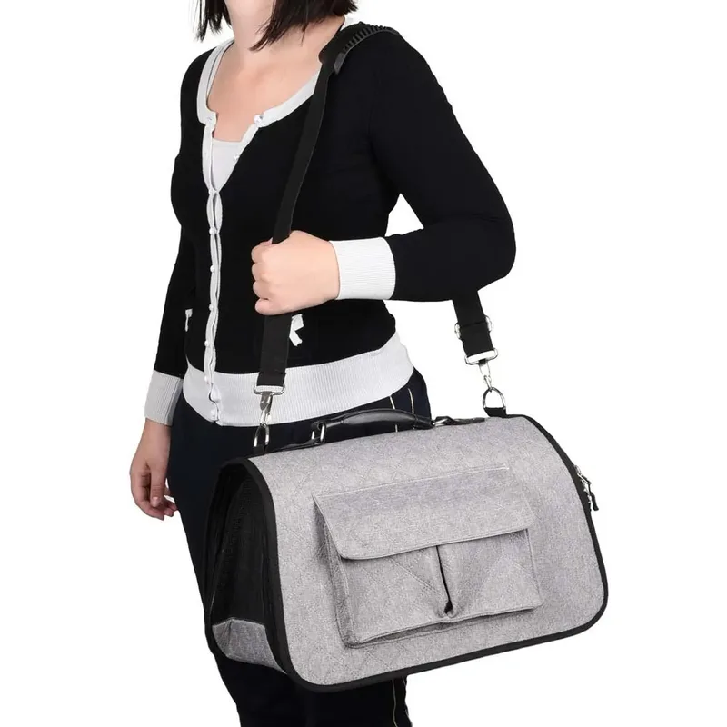Amy - Draagtas Honden - Draagtas Amy 45x21x28cm - 1st - 122235 - 1st von Flamingo in Grau – Produktfoto 5 von 5