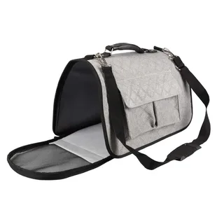 Amy - Draagtas Honden - Draagtas Amy 45x21x28cm - 1st - 122235 - 1st von Flamingo in Grau – Produktfoto 3 von 5