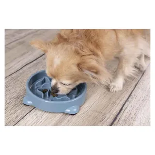 Anti schrokbak hond – slow feeder – voerbak hond – Ø21,5 cm – 800ml – Flamingo voerbak Beno – petrol – rond de Flamingo en Bleu – photo produit 3 sur 3