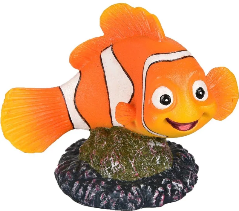 Aquarium accessoire Clownvis - 9 x 6 x 8 cm von Flamingo in Orange – Produktfoto