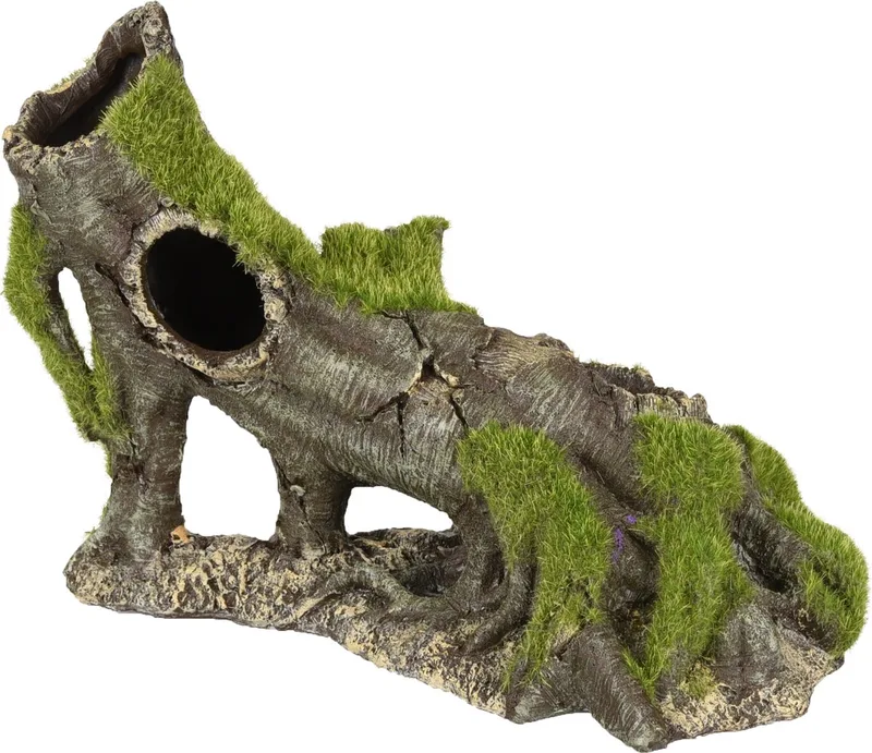 Aquarium accessoire Kozma Stronk - 23 x 11 x 16 cm fra Flamingo i Grøn – produktbillede