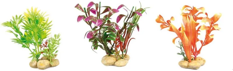 Aquarium accessoire Plantje Met Stenen by Flamingo in Willekeurig – product photo