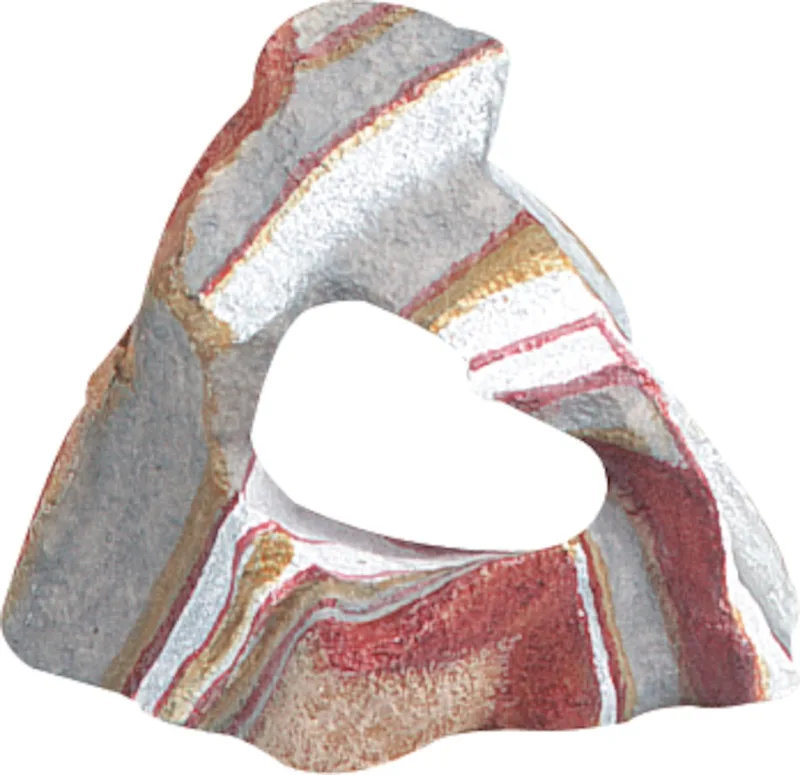 Aquarium decoratie Rainbow Rock by Flamingo in Brown – product photo