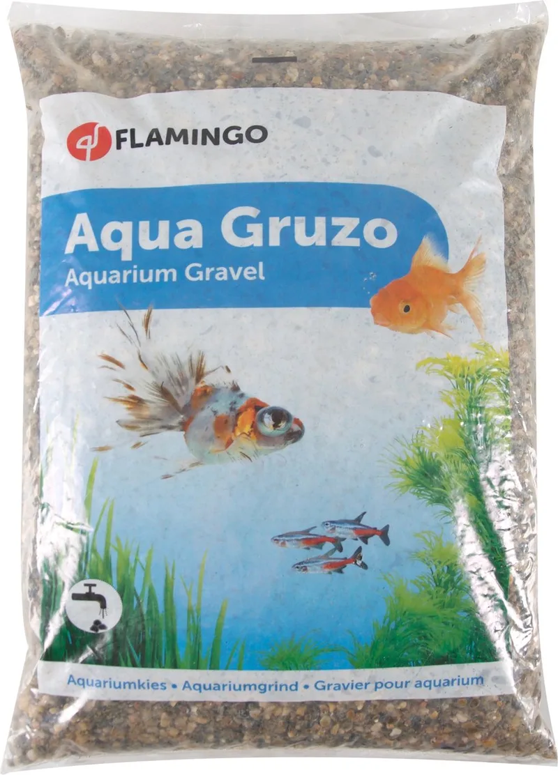 Aquarium – Flamingo Grind Gruzo – aquarium grind – grof grind voor aquarium – bruin – 43x29x7 cm – 10 kg – Europese kwaliteit by Flamingo in Beige – product photo 1 of 2