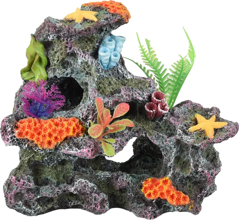Aquarium Koralia koraalrots - 17 x 10 x 15 cm by Flamingo in Grey – product photo