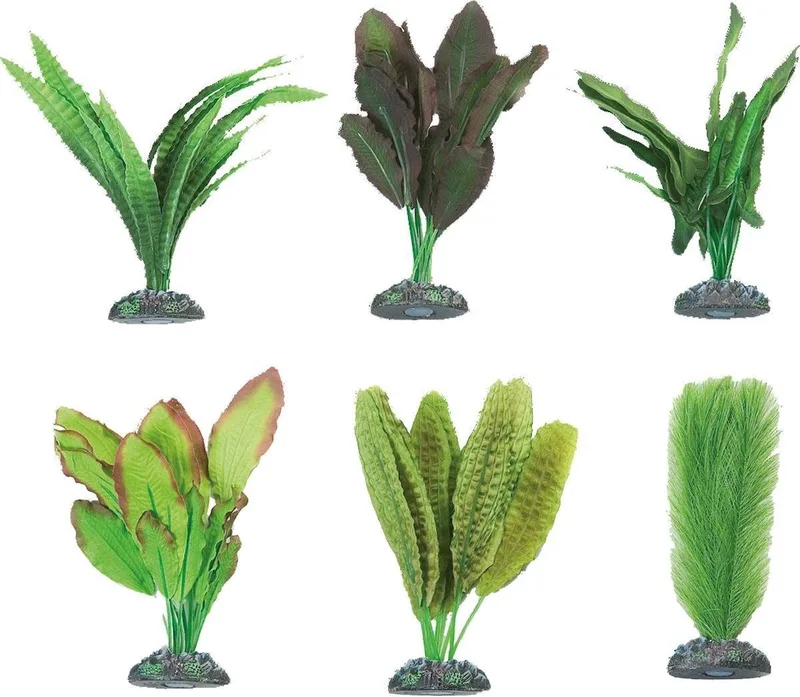 Aquarium plant zijde congo decoratie - 9 cm de Flamingo en Willekeurig – photo produit 1 sur 2