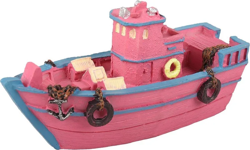 Aquarium Ropa scheepswrak - 12 x 5 x 6 cm by Flamingo in Pink – product photo