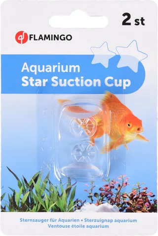 Aquarium Sterzuignap - 4 x 4 x 3 cm von Flamingo in Weiß – Produktfoto 1 von 2