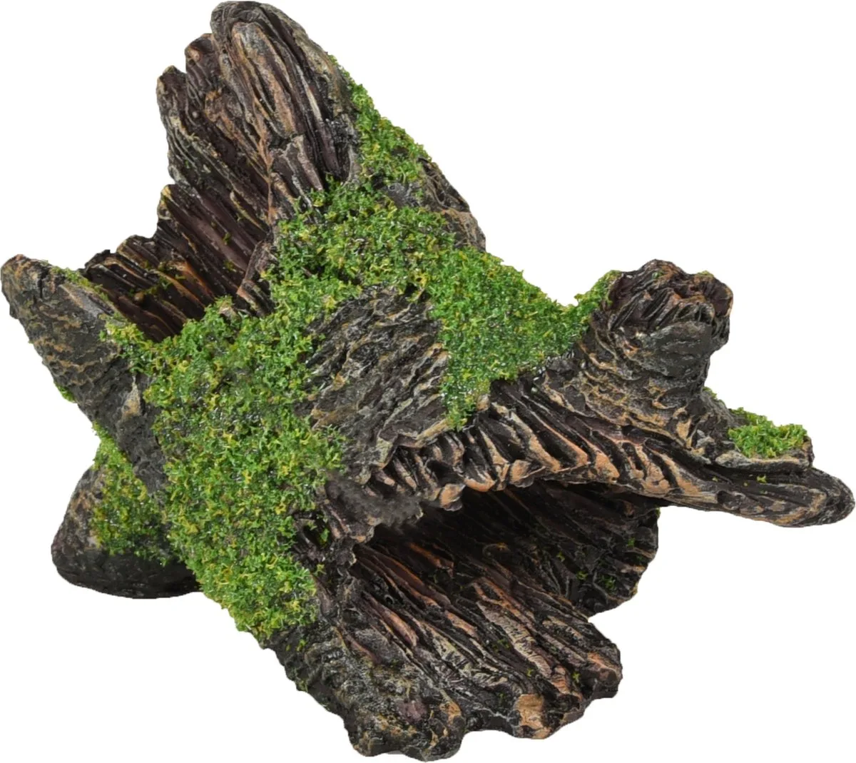 Aquariumdecoratie Moza Stronk - 11 x 7 x 9 cm de Flamingo en Marron – photo produit