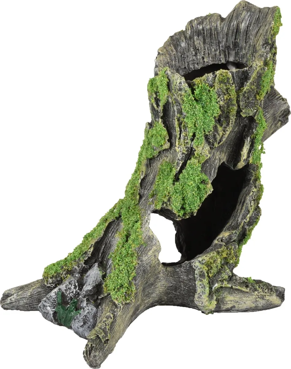Aquariumdecoratie Moza Stronk - 15 x 10 x 16 cm de Flamingo en Vert – photo produit