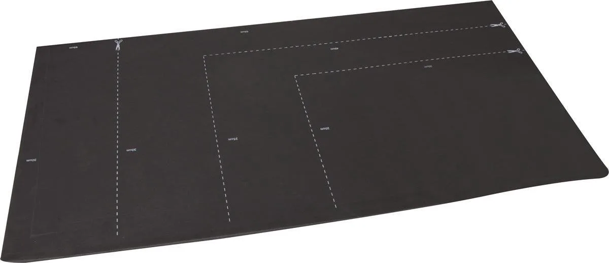 AQUARIUMMAT MARLIN ZWART 60X30CM - Zwart - 60 x 30 cm de Flamingo en Noir – photo produit