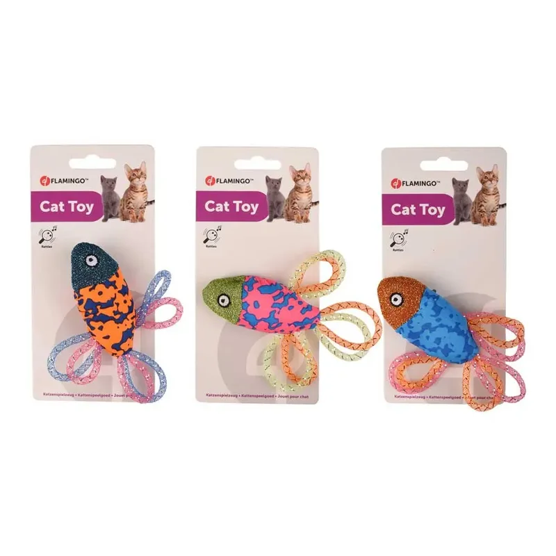 Asli - Speelgoed Katten - Ps Vis Asli 12,5cm - 1st - 128672 - 1st by Flamingo in Multicolour – product photo 6 of 6