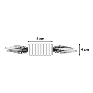 Babs - Speelgoed Katten - Ps Roller Babs + Veren Bruin 28cm - 1st - 128664 - 1st von Flamingo in Natur – Produktfoto 3 von 3