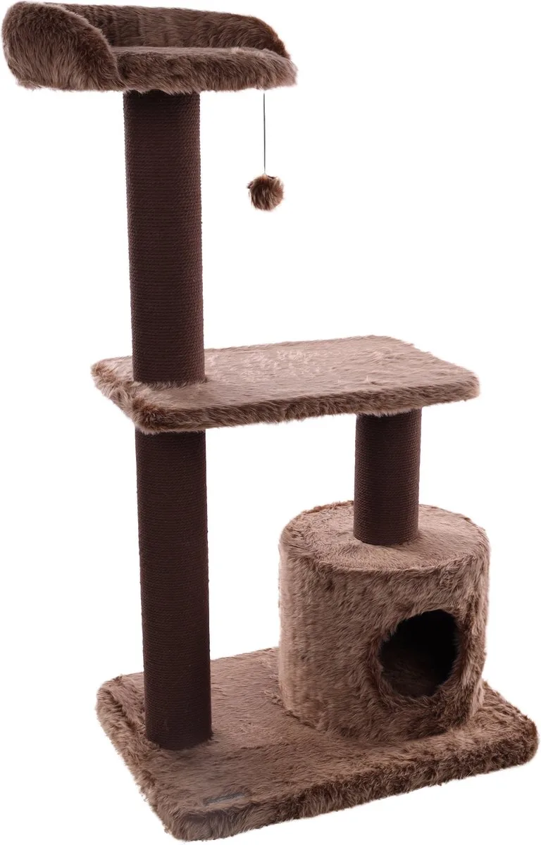 Baloo Hathi - Krabpaal Katten - Krabpaal Hathi 78x49,5x121cm - 1st - 136400 - 1st de Flamingo en Marron – photo produit
