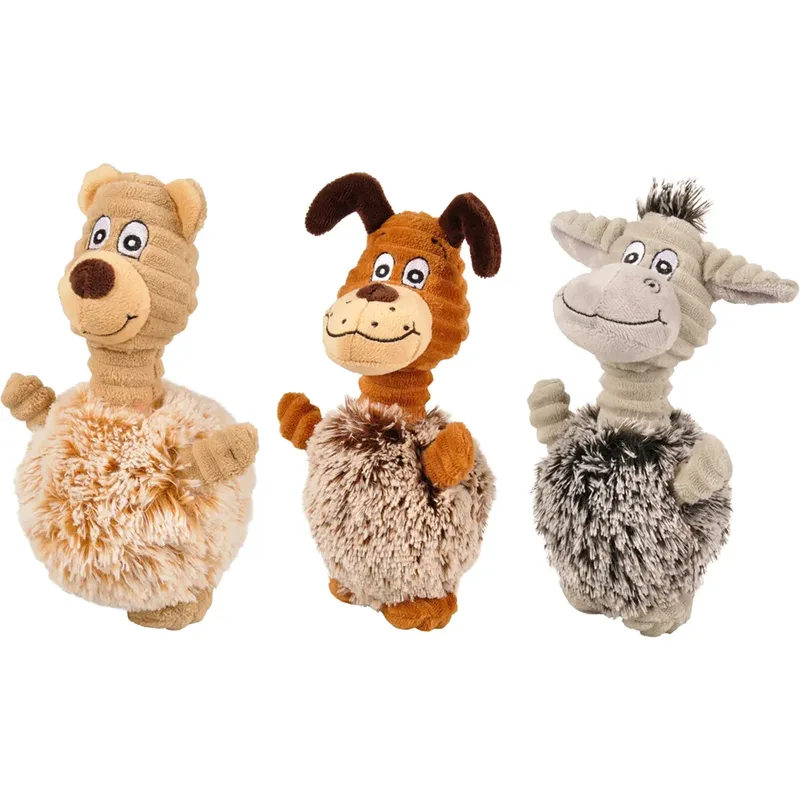 Bear/dog/donkey Hondenspeeltje Geassorteerd de Flamingo – photo produit 1 sur 4