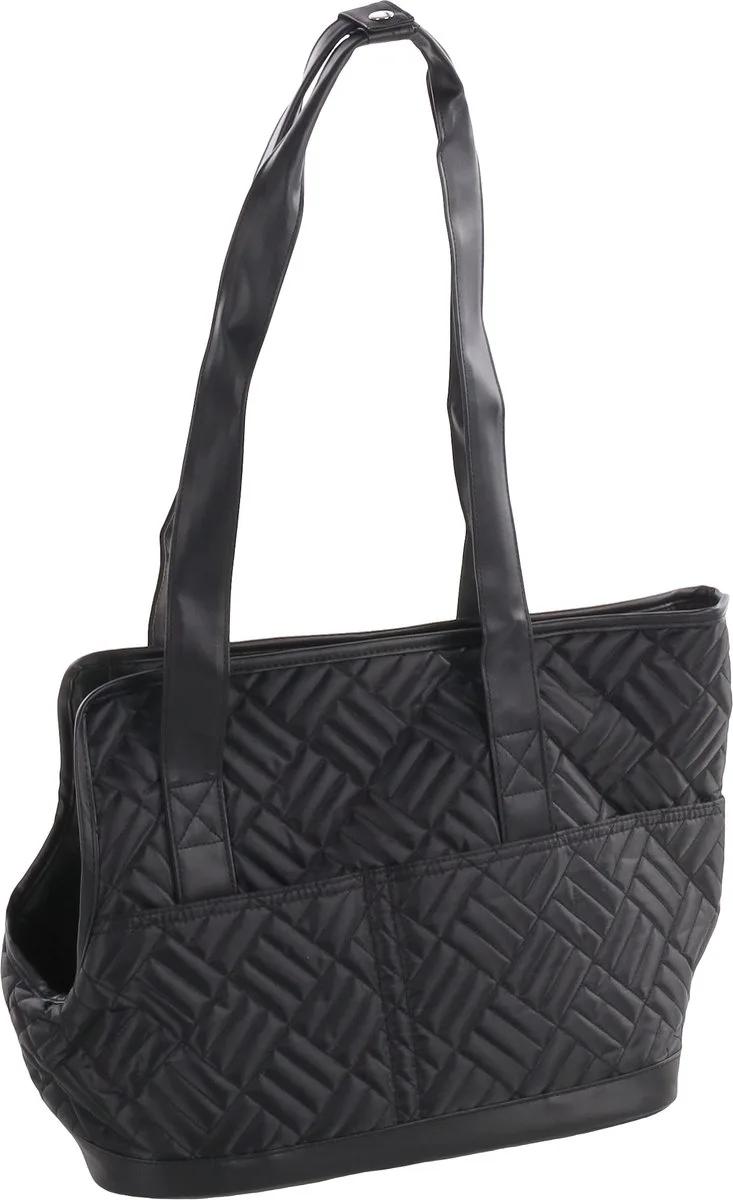 Belle - Draagtas Honden - Draagtas Belle 49x22,5x31cm by Flamingo in Black – product photo